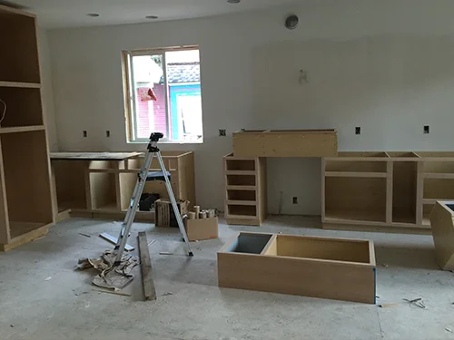 Kitchen Installation In A New Build